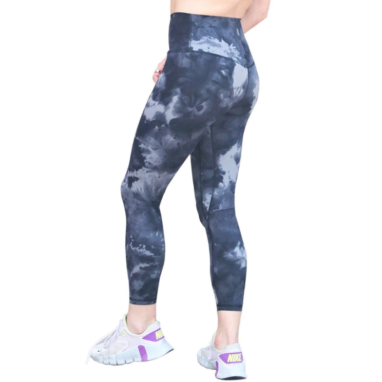 Vita Atletica High Waist Tie Dye Yoga Leggings Tummy Control Capri Length Stretch Athletic Workout Pants