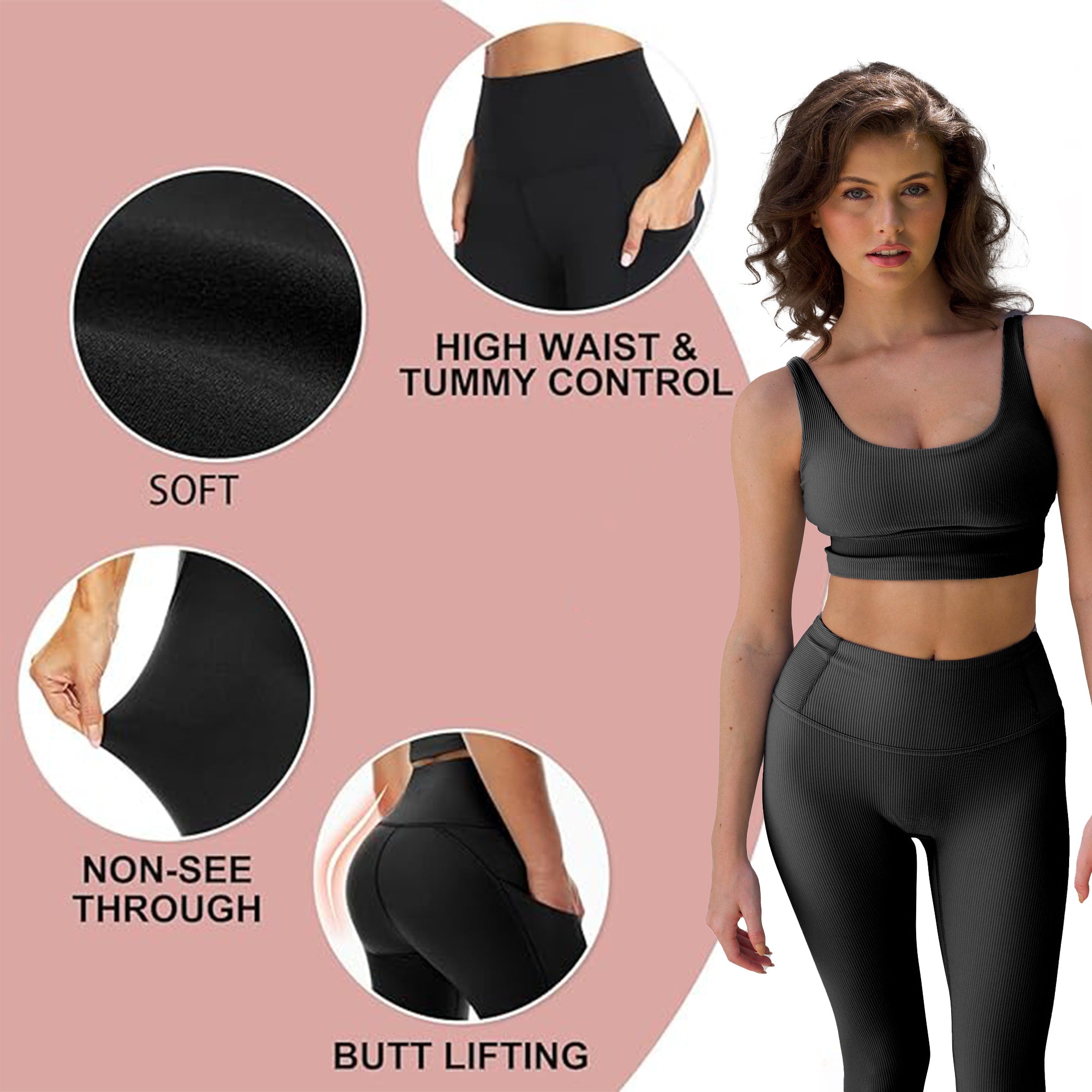 Women'S High Waisted Leggings With Tummy Control: Ultimate Fit